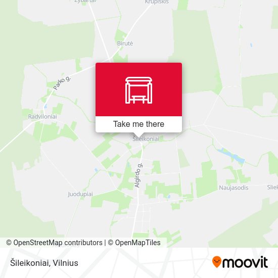 Карта Šileikoniai