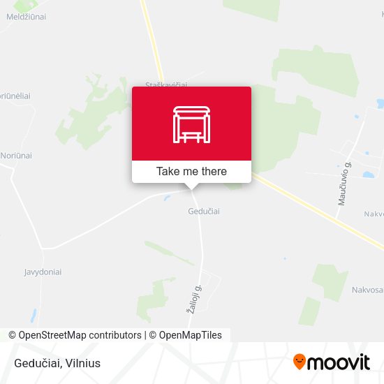 Карта Gedučiai