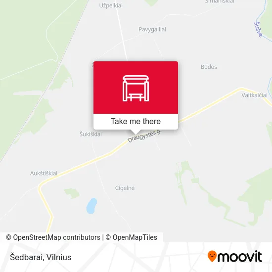 Карта Šedbarai