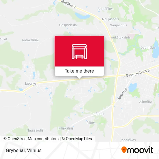 Карта Grybeliai