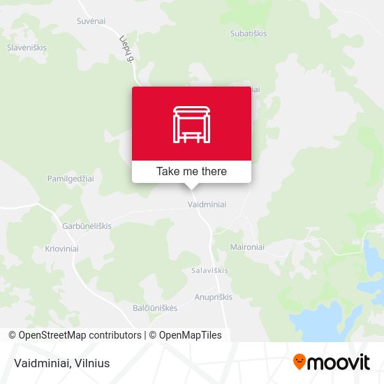 Карта Vaidminiai