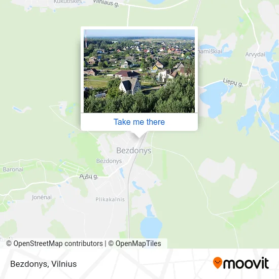 Карта Bezdonys