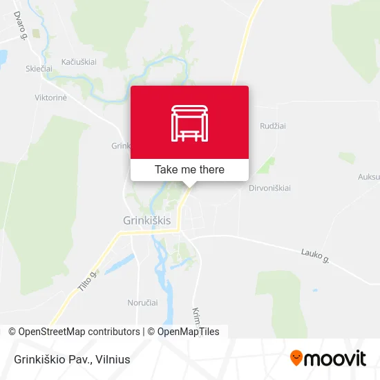 Карта Grinkiškio Pav.
