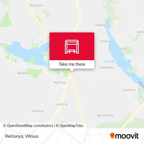 Карта Rečionys