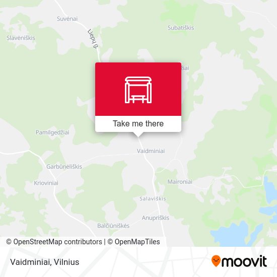 Карта Vaidminiai