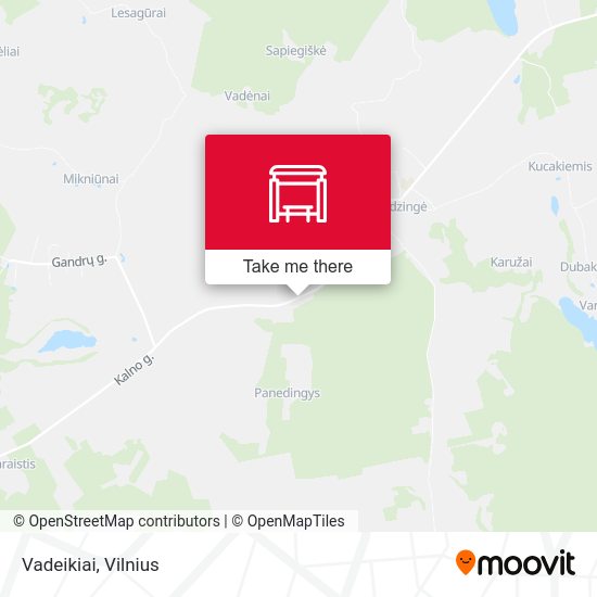 Карта Vadeikiai