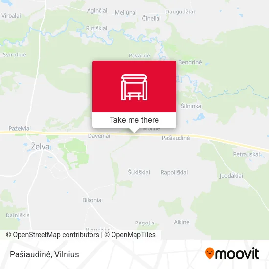 Карта Pašiaudinė