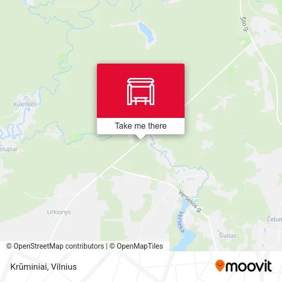 Карта Krūminiai