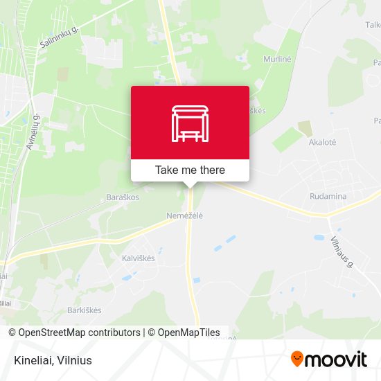 Карта Kineliai