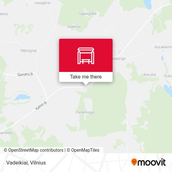 Карта Vadeikiai