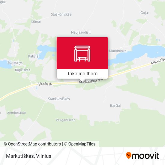 Карта Markutiškės