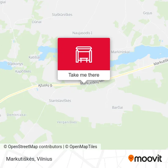 Карта Markutiškės