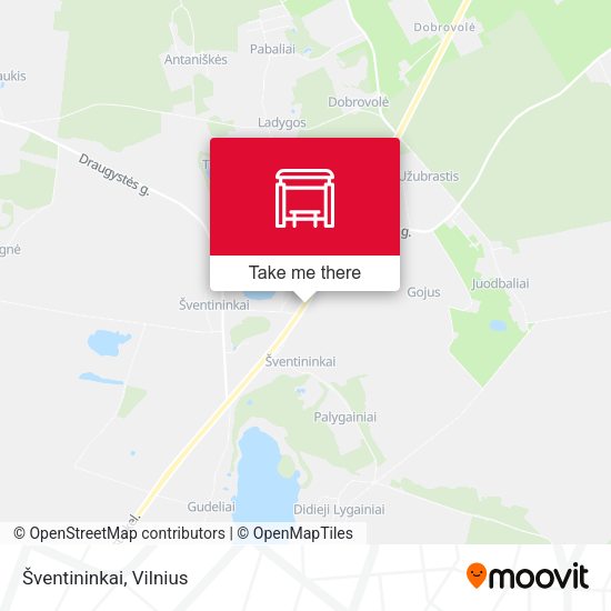 Карта Šventininkai
