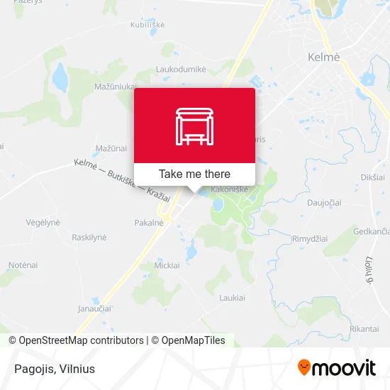 Карта Pagojis