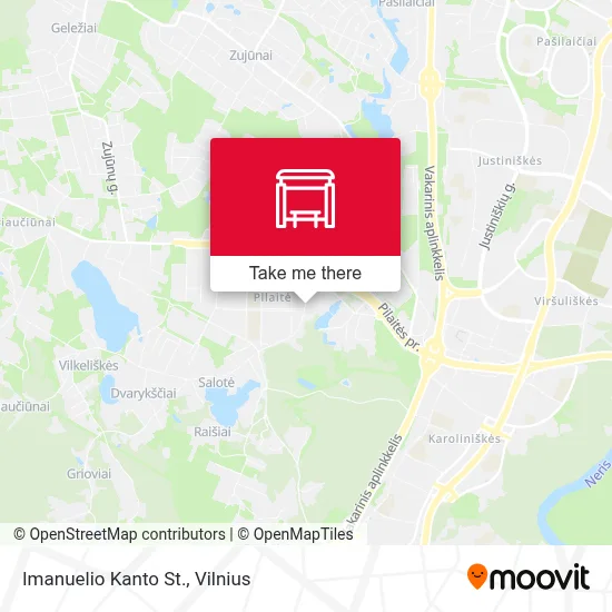 Imanuelio Kanto St. map