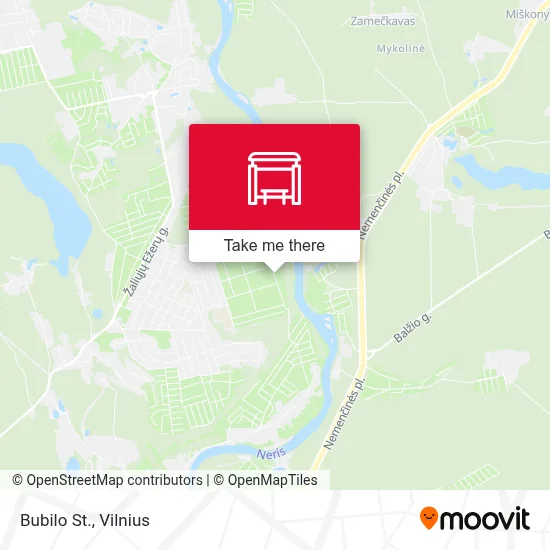 Bubilo St. map