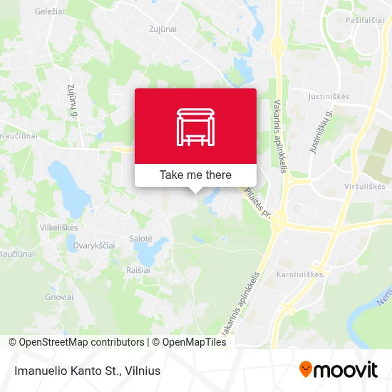 Imanuelio Kanto St. map
