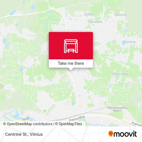 Centrinė St. map