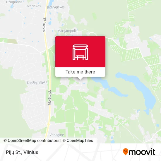 Pijų St. map