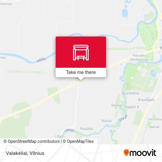 Карта Valakėliai