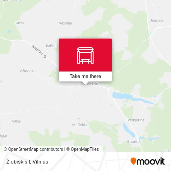 Карта Žiobiškis I