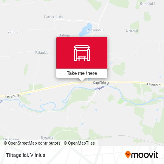 Карта Tiltagaliai