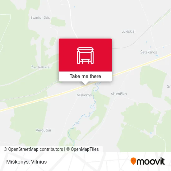 Карта Miškonys