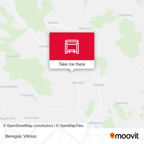 Карта Beregiai
