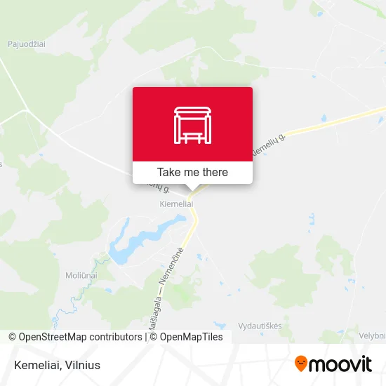 Карта Kemeliai