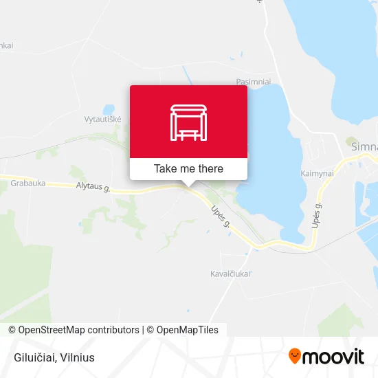 Карта Giluičiai