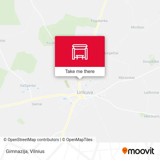 Карта Gimnazija