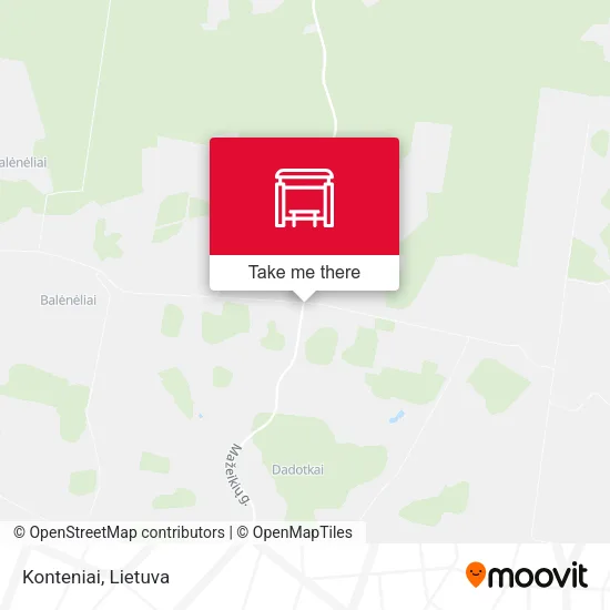 Карта Konteniai