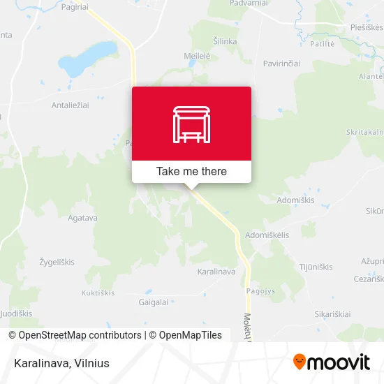 Карта Karalinava