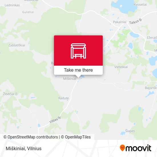 Карта Miškiniai