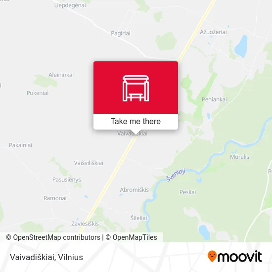 Карта Vaivadiškiai