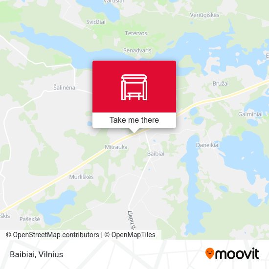 Карта Baibiai