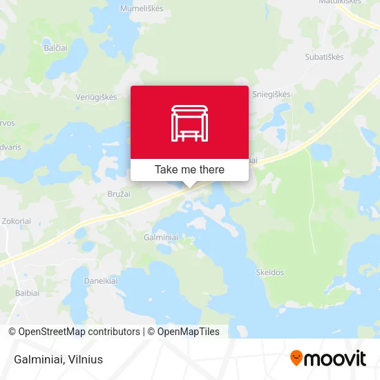 Карта Galminiai