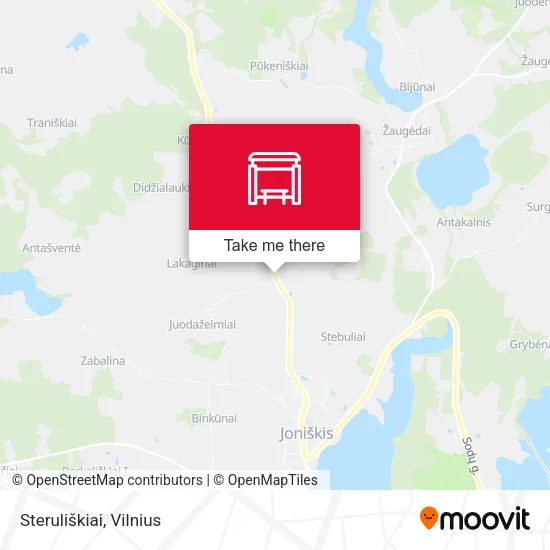 Карта Steruliškiai