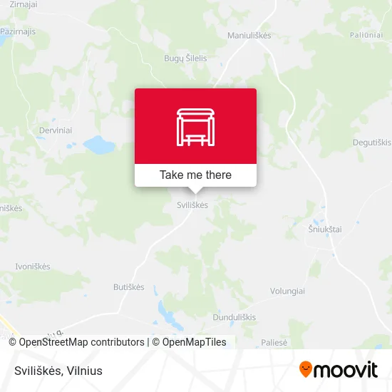 Карта Sviliškės