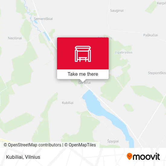 Kubiliai map