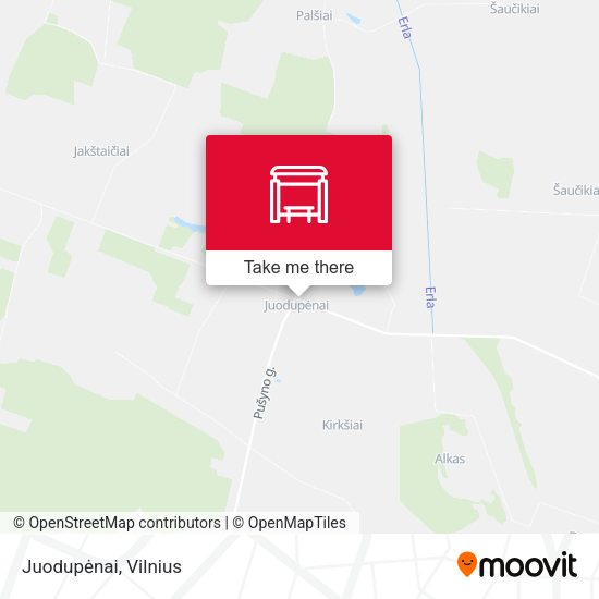 Карта Juodupėnai