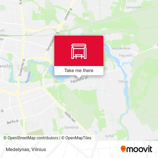 Карта Medelynas