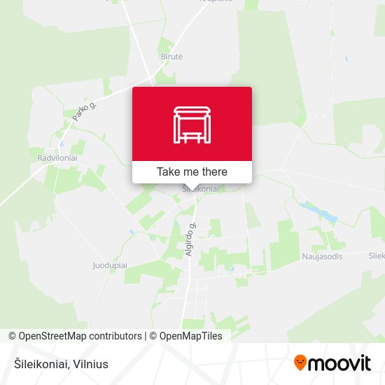 Карта Šileikoniai
