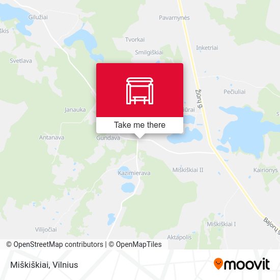 Карта Miškiškiai