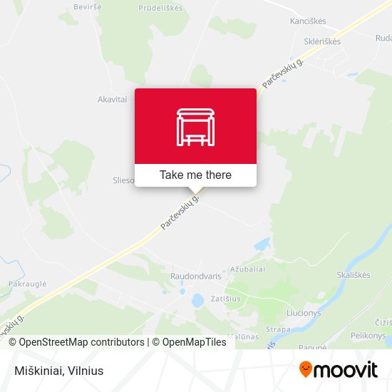 Карта Miškiniai