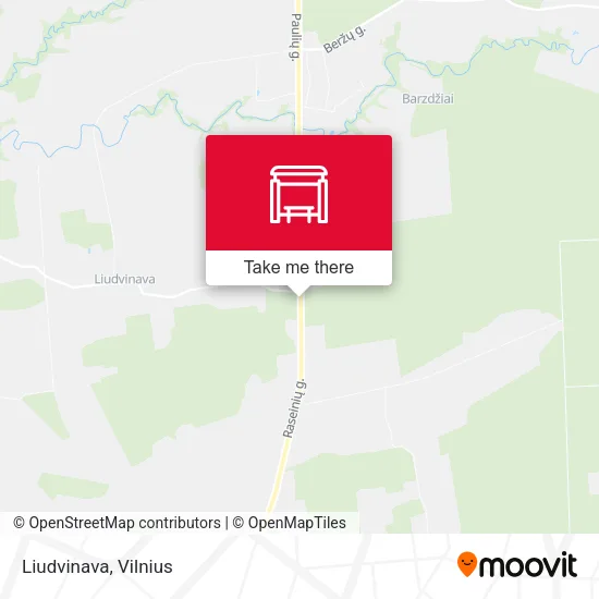 Карта Liudvinava