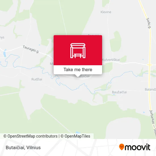 Карта Butaičiai