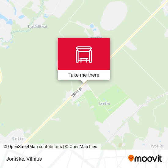 Карта Joniškė
