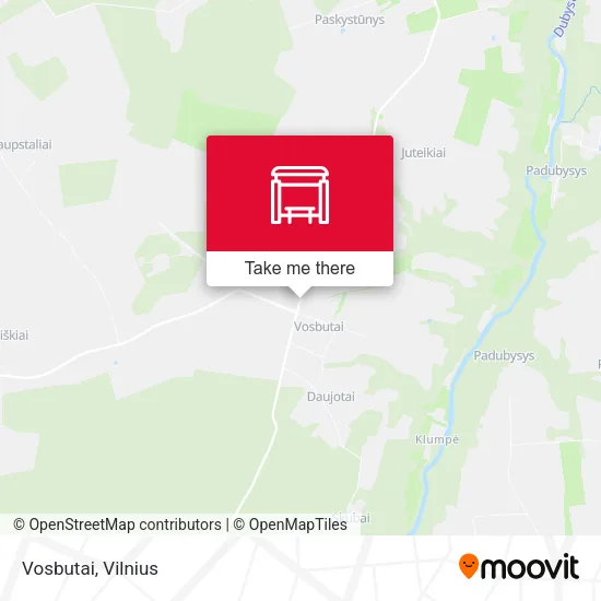 Карта Vosbutai
