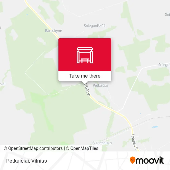 Карта Petkaičiai